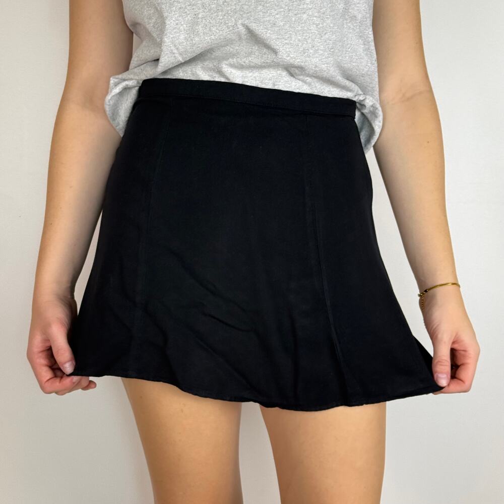 American Apparel black mini skirt size Small